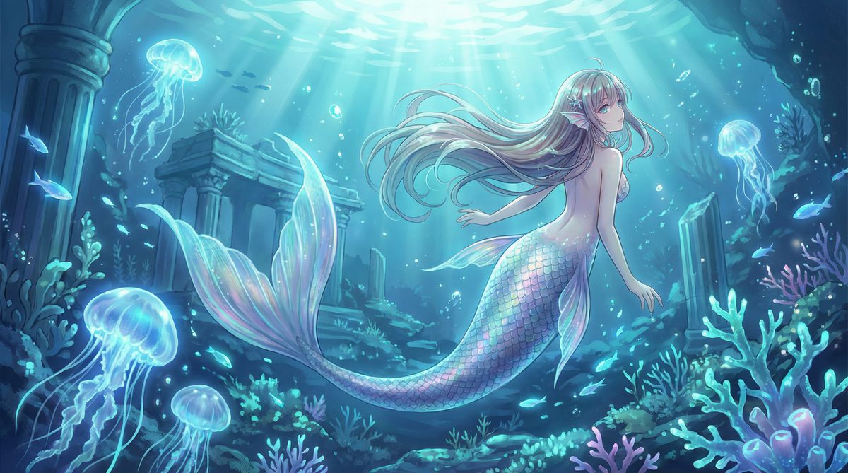 蜜桃传媒唯美动漫-深海幻梦